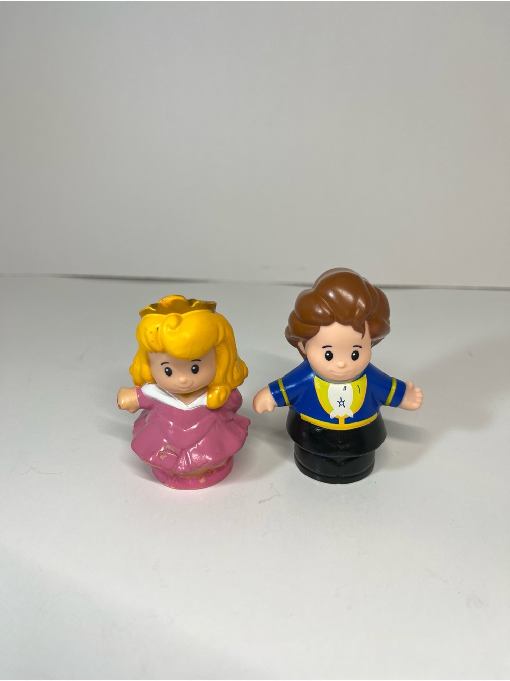 Little People Disney Prince Adam Beast Princess Aurora Sleeping Beauty Talkers